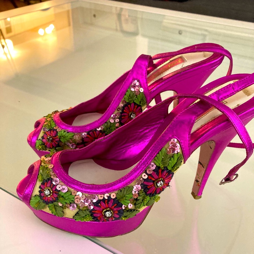 Betsey Johnson platform heels, open to trade